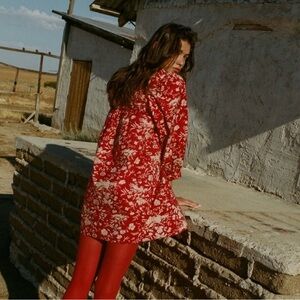 DOEN Acton Dress in Oak Bluffs Floral Sz XS NWT